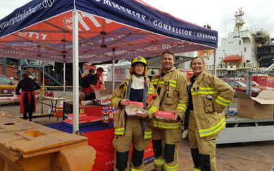 RAPID RELIEF TEAM ON BOARD TO HELP FIRIES