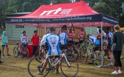 RAPID RELIEF TEAM SUPPORTS TASSIE POLLIE PEDAL
