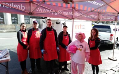 BRETHREN CHARITY HELPING BALLARAT FILL THEIR PIGGY BANKS