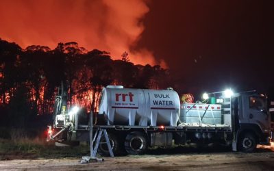 RRT VOLUNTEERS DELIVER WATER AND FOOD TO WA FIREFIGHTERS