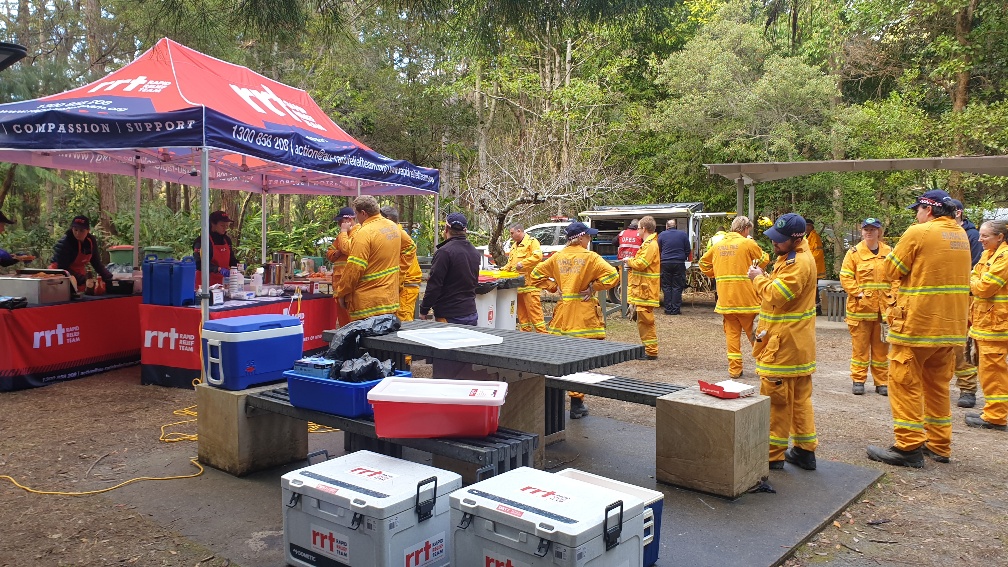 Brethren charity, Rapid Relief Team was called out to its first fire in Springbook, Queensland last weekend.