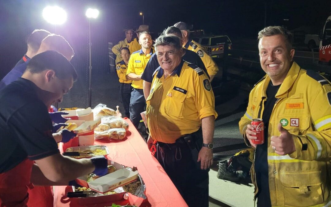 Supporting Sydney firefighters – one burger at a time!